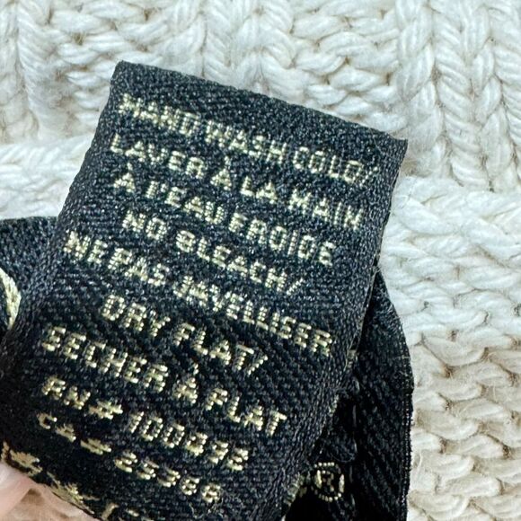 Pure Handknit Sweater Vest Women's XS/S Tan Collared Tie Front Ruffle Hem Cotton - Picture 8 of 12